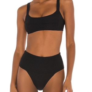 L*SPACE Black Bikini Size: XL NWT